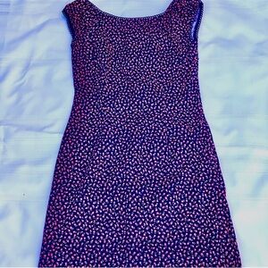 VTG dress-Maxou red and black form fit dress size 10